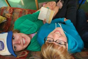 The joy of sharing a good book
