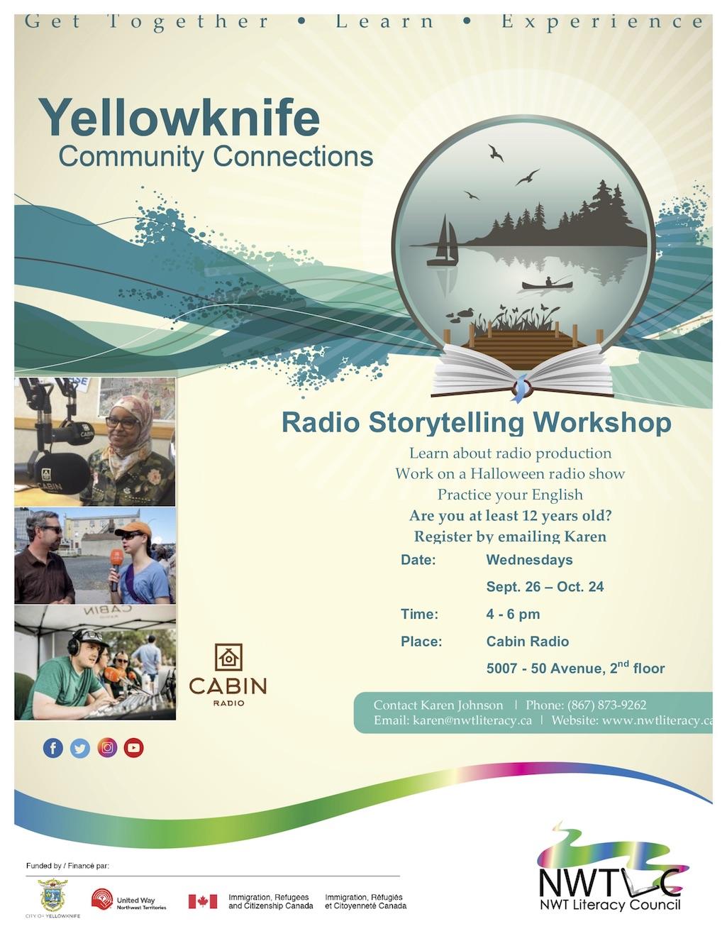 Radio Story Telling Workshop starting September 26
