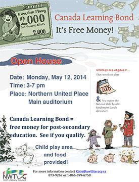 Join us May 12th to learn more about the Canada Learning Bond!