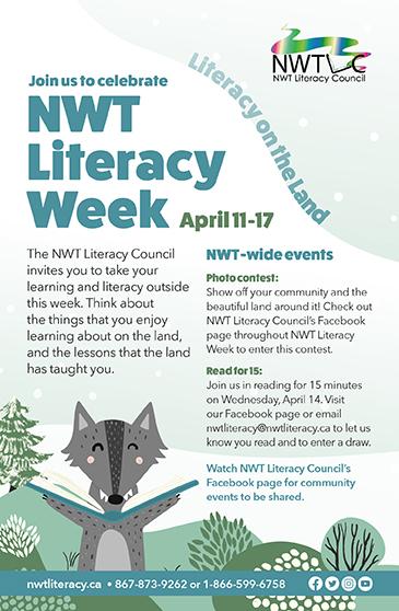 NWT Literacy Week April 11-17