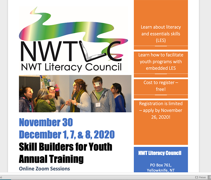 Skill Builders for Youth Annual Training - Online Zoom Sessions